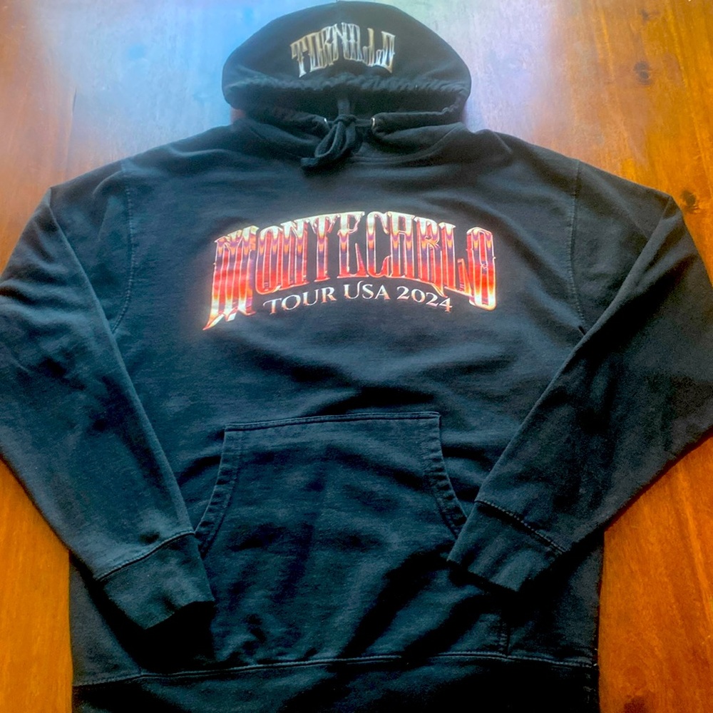 Montecarlo Black Hoodie USA Tour 2024 Size L